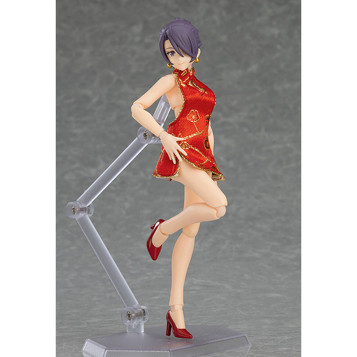 figma Styles figma 女性body（ミカ） with  ミニスカートチャイナワンピコーデ
