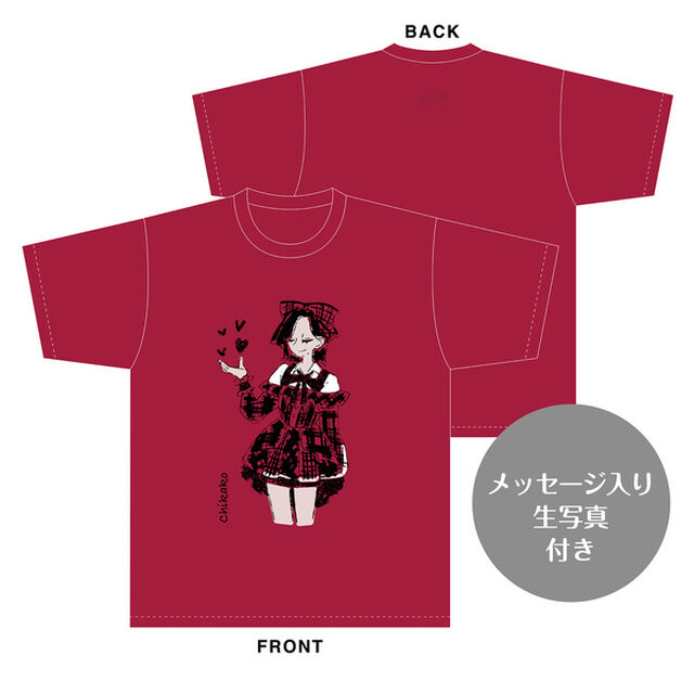 【SKE48】松本慈子　生誕記念Tシャツ(M)＆メッセージ入り生写真（2024年11月度）