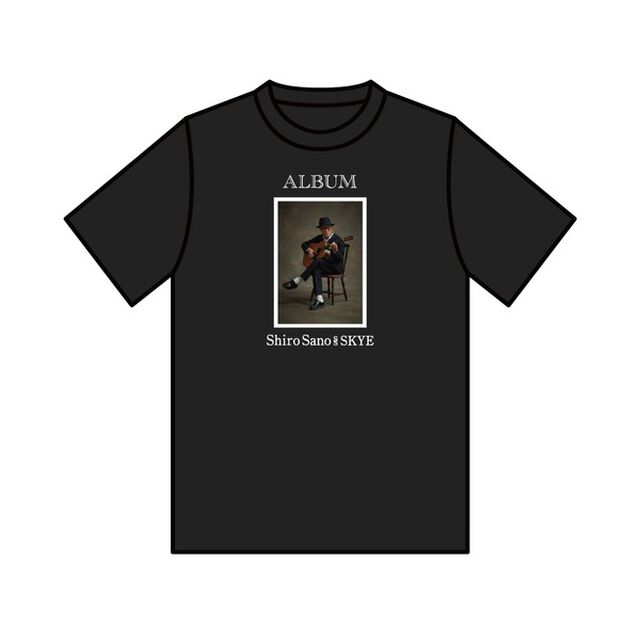 佐野史郎 Tシャツ ALBUMジャケット 黒 Sサイズ