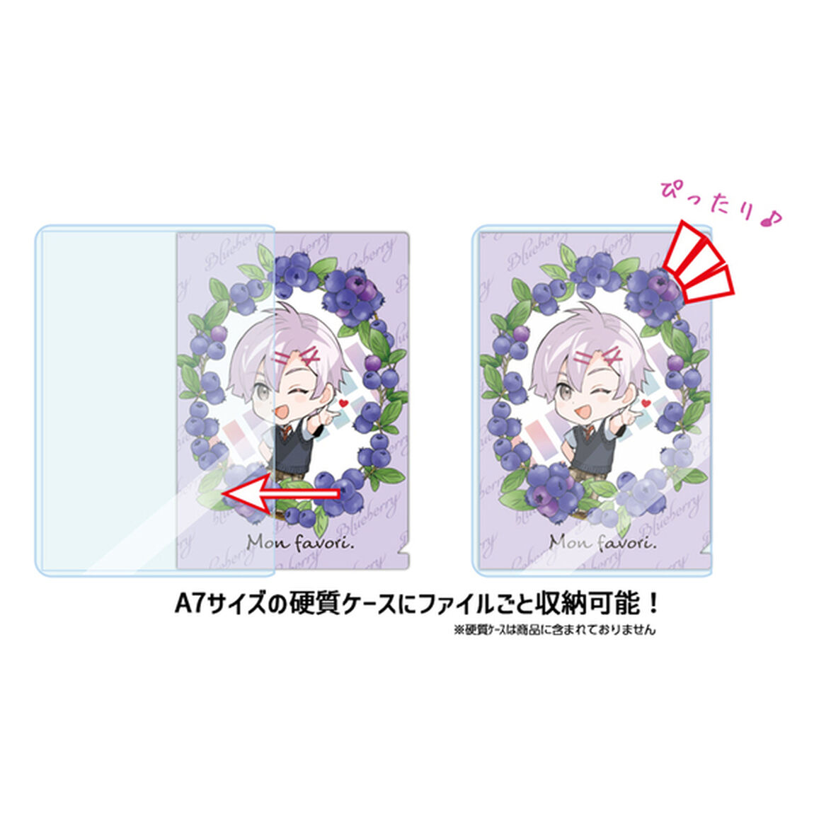 ハゴロモ　Decoフレームファイル （青&times;水色&times;ミント）