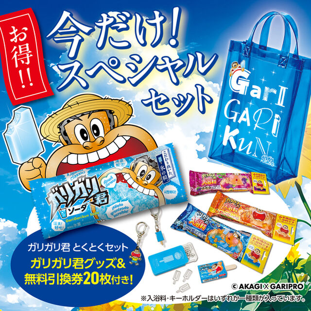 ガリガリ君　とくとくセット 〜グッズ＆無料引換券20枚付き！〜