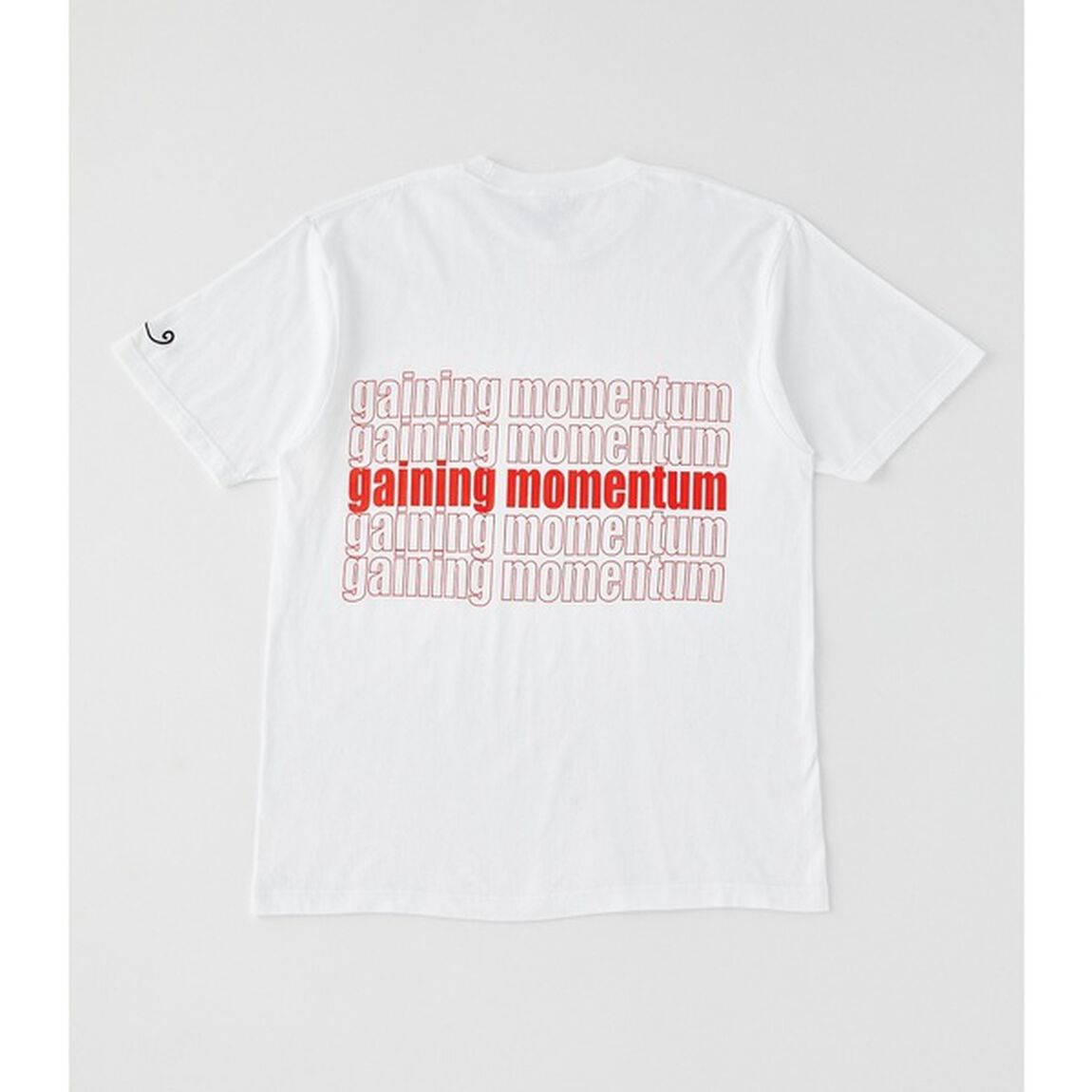 『伊藤昌弘』PRINT BIG TEE GM WHT L