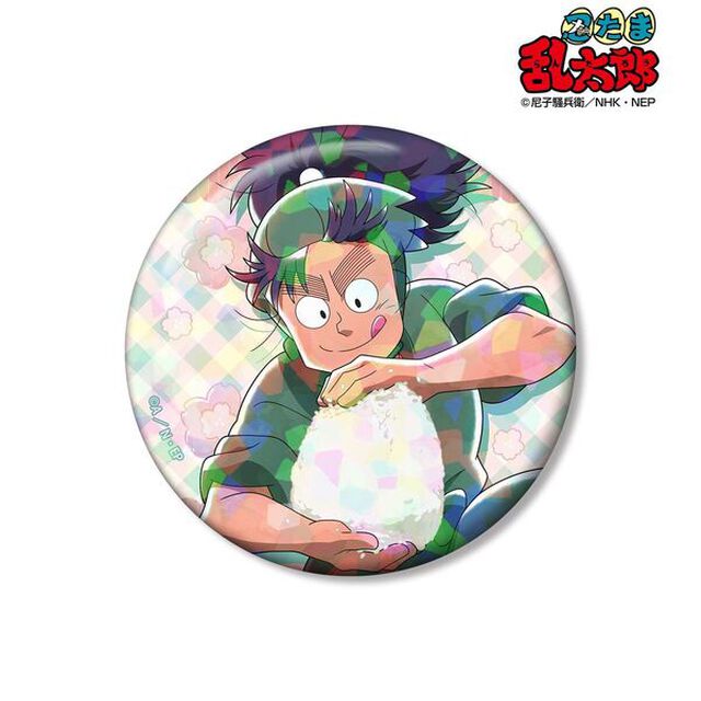 忍たま乱太郎 描き下ろし 七松小平太 楽しいお花見の段ver. 75mmホログラム缶バッジ（2026年8月以降発売予定）