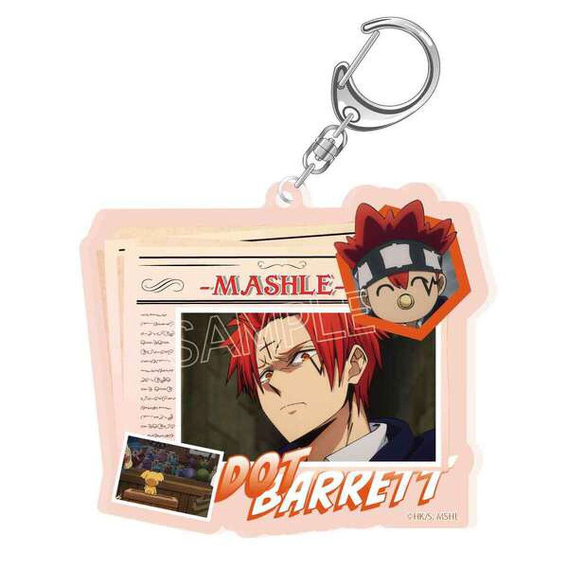 マッシュル-MASHLE- コラージュアクリルキーホルダー　ドット・バレット（2024年10月上旬以降発売予定）