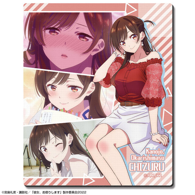 彼女、お借りします ラバーマウスパッド Ver.2 デザイン05(水原千鶴/B)