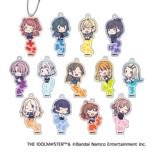 学園アイドルマスター おなまえぴたんコ アクリルキーホルダー【単品】（2026年4月以降発売予定）