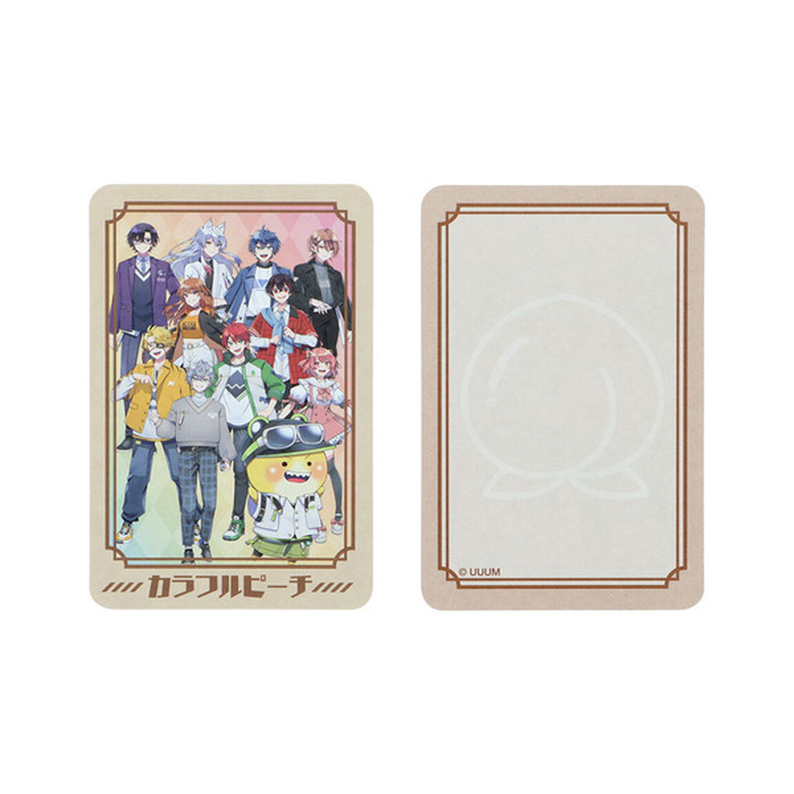 香り付きミニレターセット　カラフルピーチ　クラフト＆グラデーション