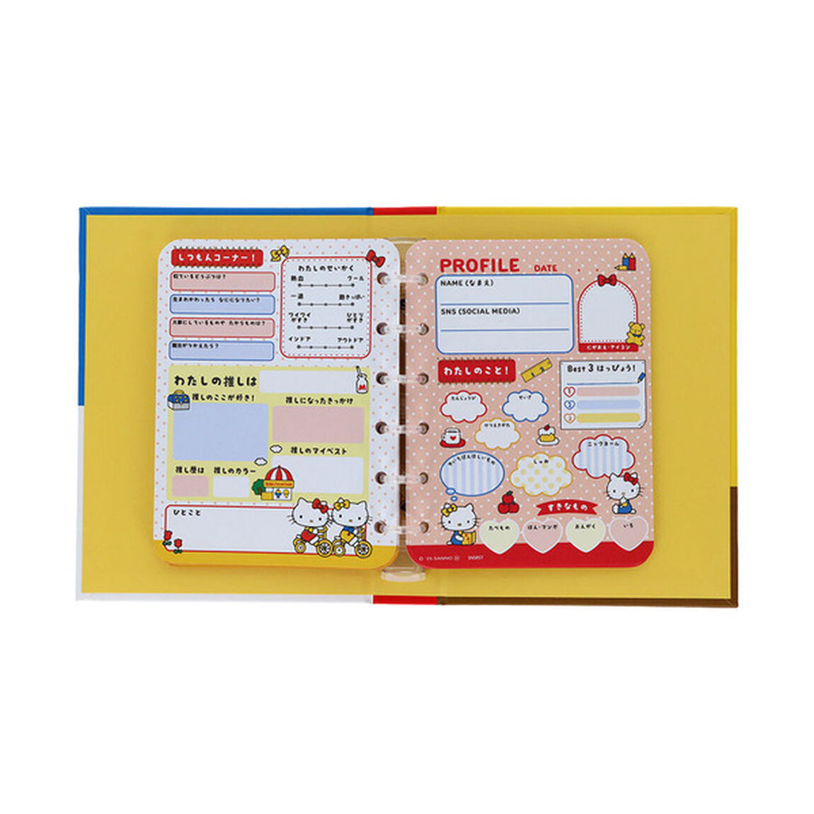 プロフィール帳　New Life Collection　ハローキティ