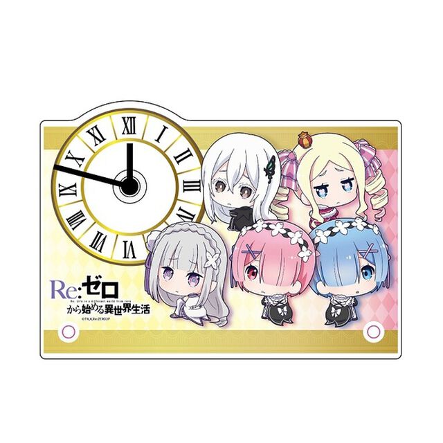 Re:ゼロから始める異世界生活 ボッチくん アクリル時計