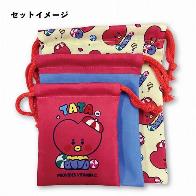 3P巾着　TATA　BT21