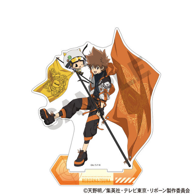 家庭教師ヒットマンREBORN!　アクリルスタンド　リボーン＆沢田綱吉　フラッグ（2025年6月以降発売予定）