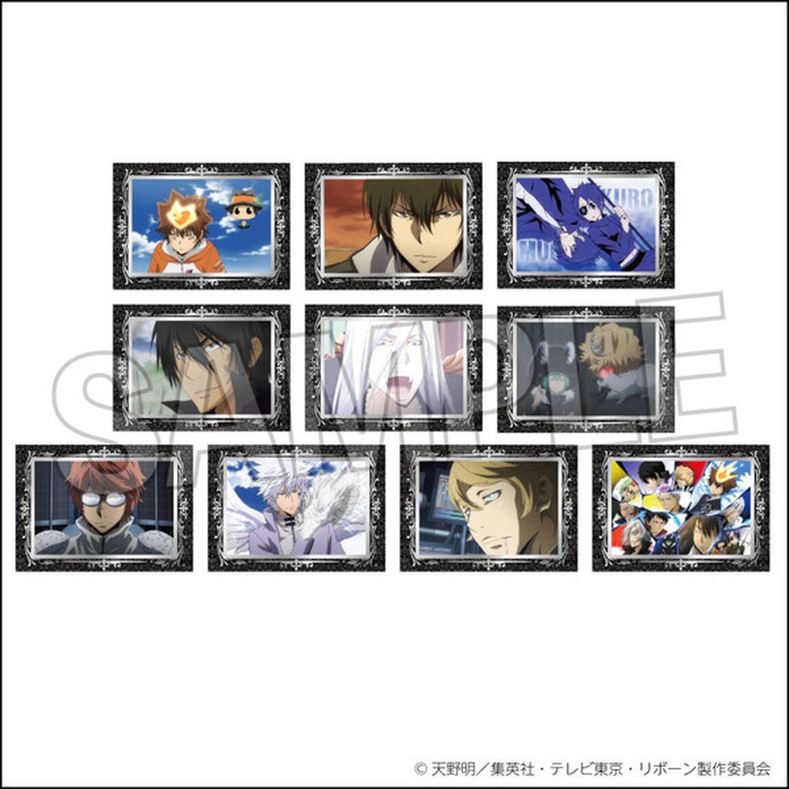 家庭教師ヒットマンREBORN!　トレーディングホロステッカー　ボンゴレファミリー・ミルフィオーレ【BOX】（2024年12月以降発売予定）