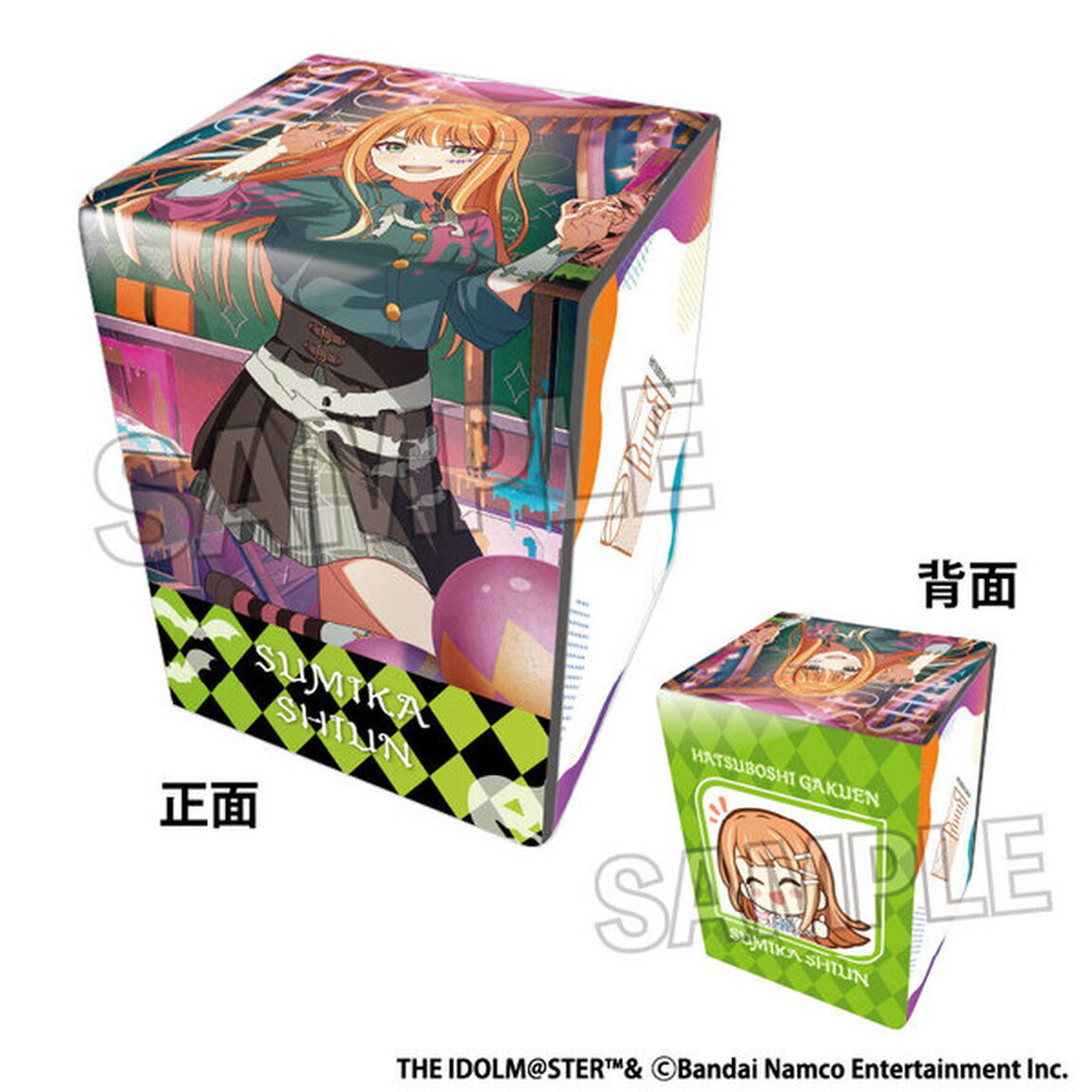 学園アイドルマスター　イラスト合皮製デッキケースNT　Tame-Lie-One-Step '24ハロウィン 紫雲清夏（2025年8月以降発売予定）
