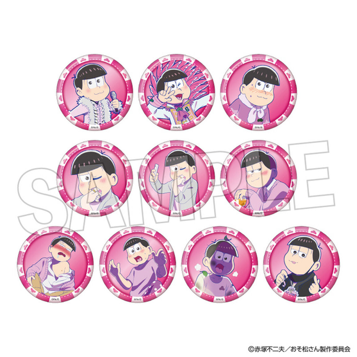 おそ松さん　トレーディング缶バッジ　トド松BOX【単品】（2026年1月以降発売予定）