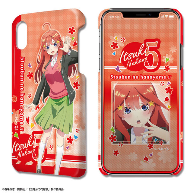 五等分の花嫁∬ iPhone XRケース＆保護シート デザイン05(中野五月)(2021年3月下旬発売)