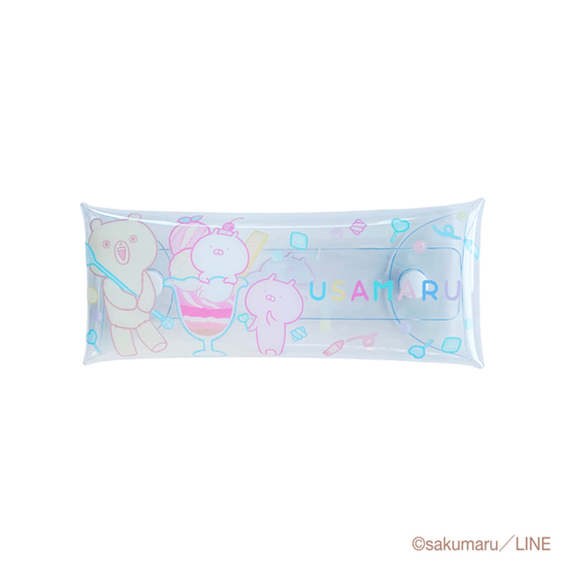 クリアマルチケース　スリム　サンデー　うさまる