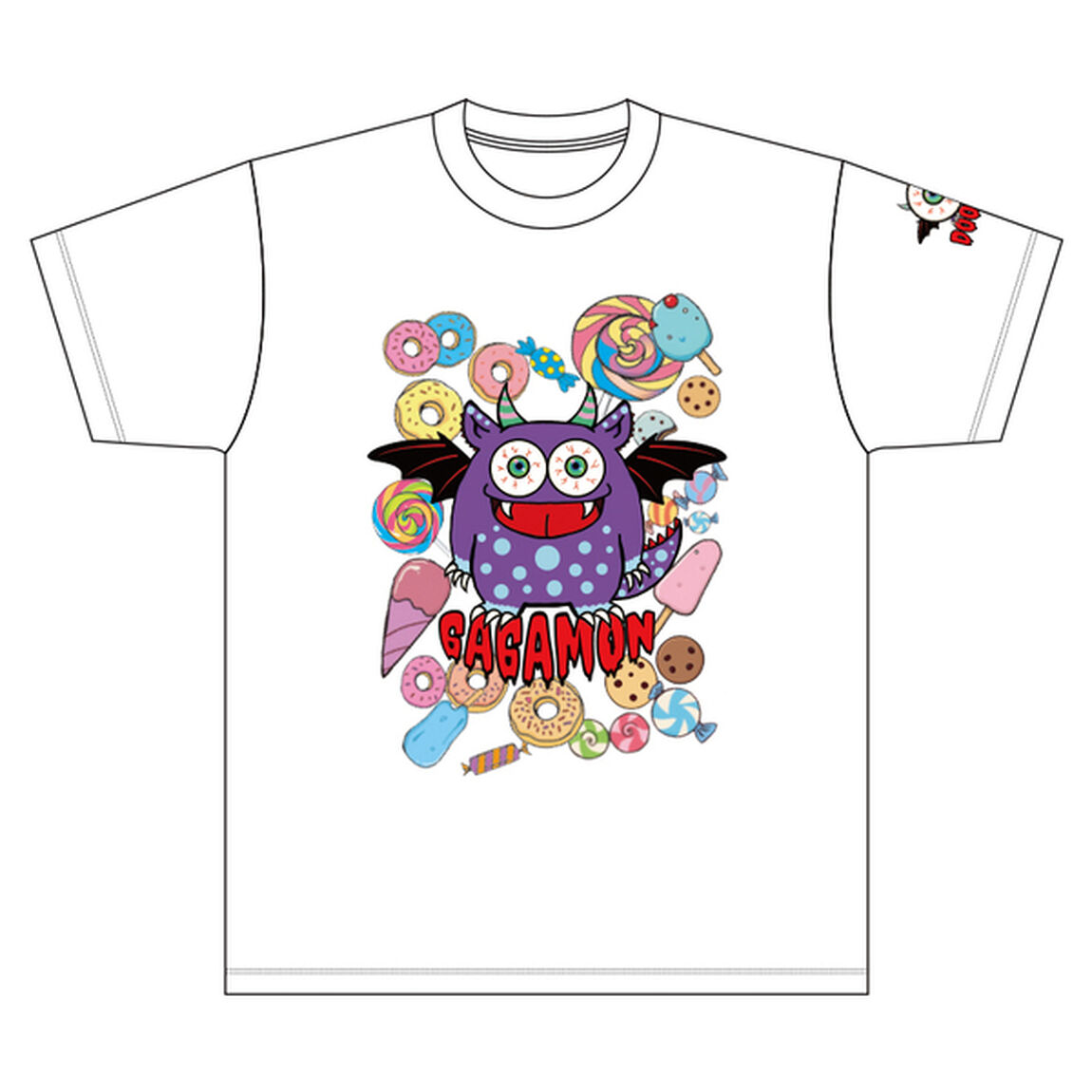 【DooDooDooMiuMiuMiu】GAGAMON Tシャツ WHITE  Mサイズ
