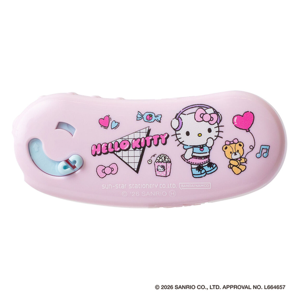 テープのり　ノリノPOD　限定サンリオデザイン　本体　ハローキティ