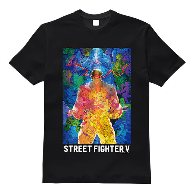 ストリートファイターV オリジナルTシャツ（集合）ブラック　Lサイズ