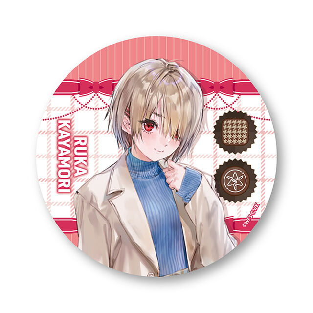 【セブンネット限定】ヘブンバーンズレッド　BIG缶バッジ（茅森月歌）