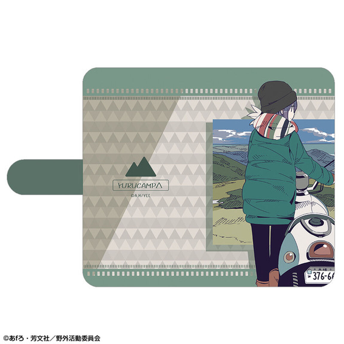 ゆるキャン△ ブックスタイルスマホケース Mサイズ Ver.2 デザイン03(志摩リン/C)(2021年3月下旬発売)