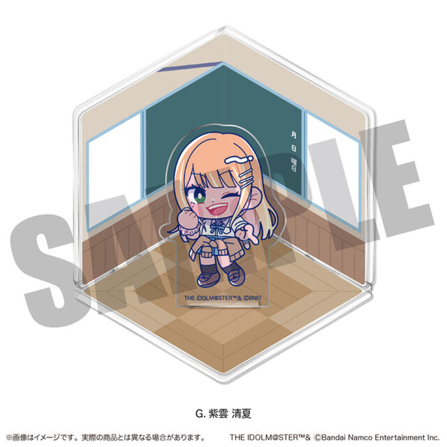 「学園アイドルマスター」 ジオラマ風アクリルスタンド G 紫雲 清夏（2025年7月以降発売予定）