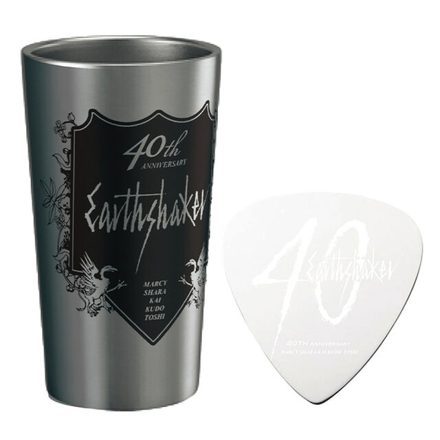 【EARTHSHAKER】 40th Anniversary Goods タンブラー＆メタルコースターセット
