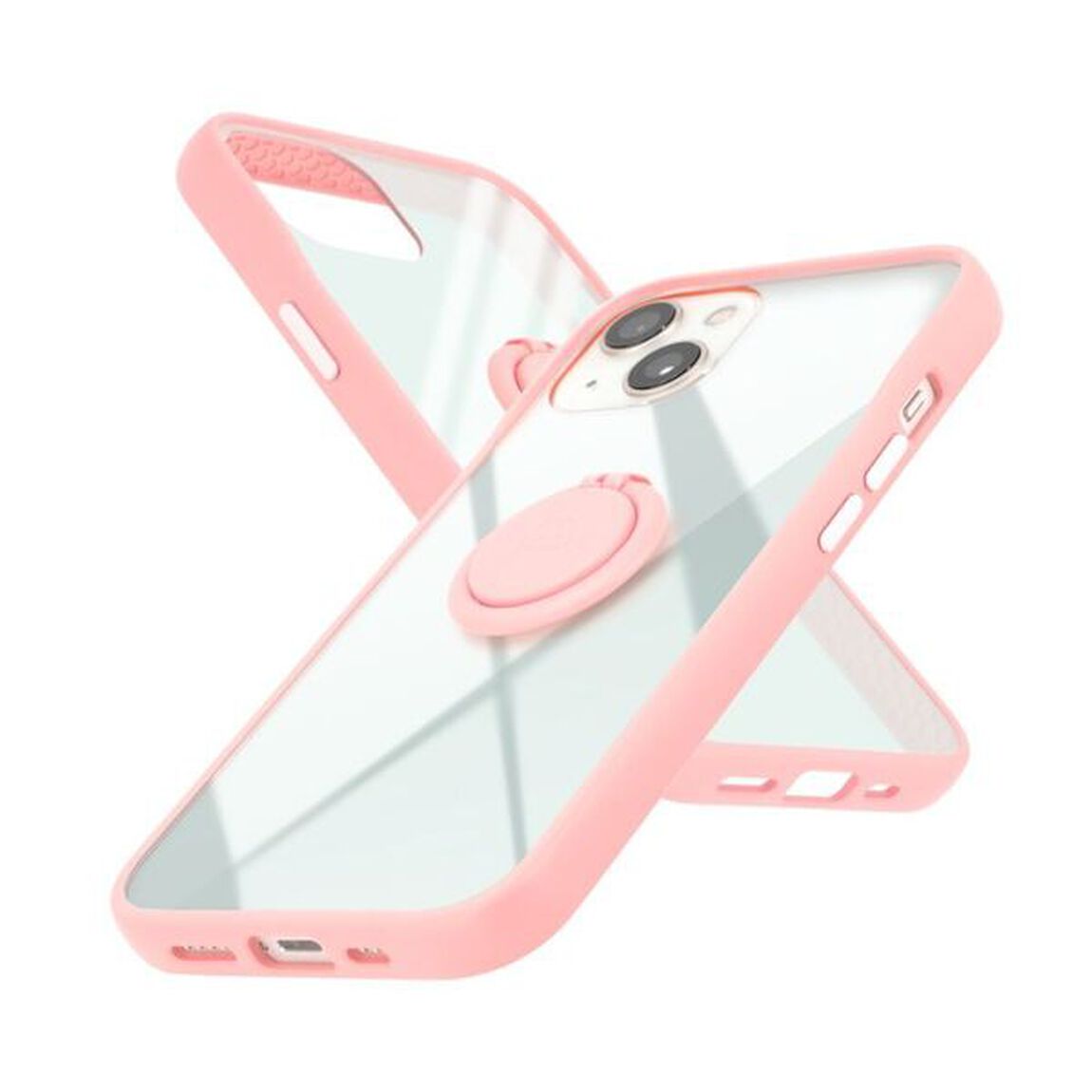 Campino A-sk Slim Case + Ring iPhone 13 / フラミンゴピンク