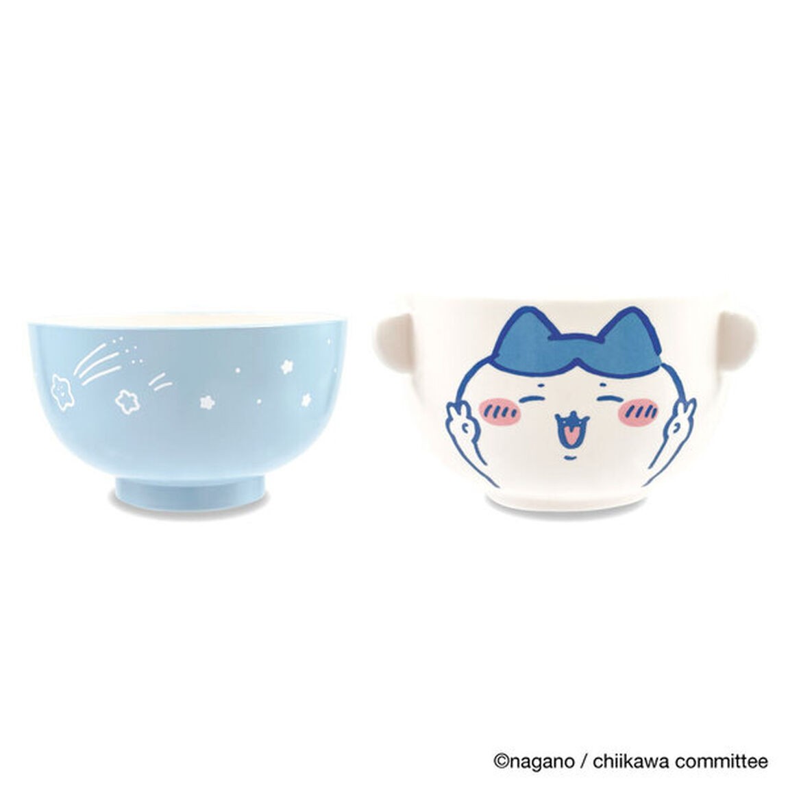 汁椀茶碗セット2　ハチワレ
