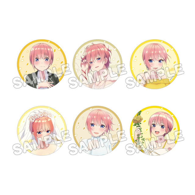 五等分の花嫁∽／トレーディング缶バッジコレクション／中野一花【単品】（2024年10月以降発売予定）