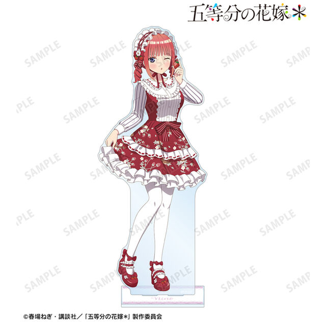 五等分の花嫁＊ 描き下ろし 中野二乃 ショートケーキイメージコーデver. 特大アクリルスタンド（2026年5月中旬以降発売予定）