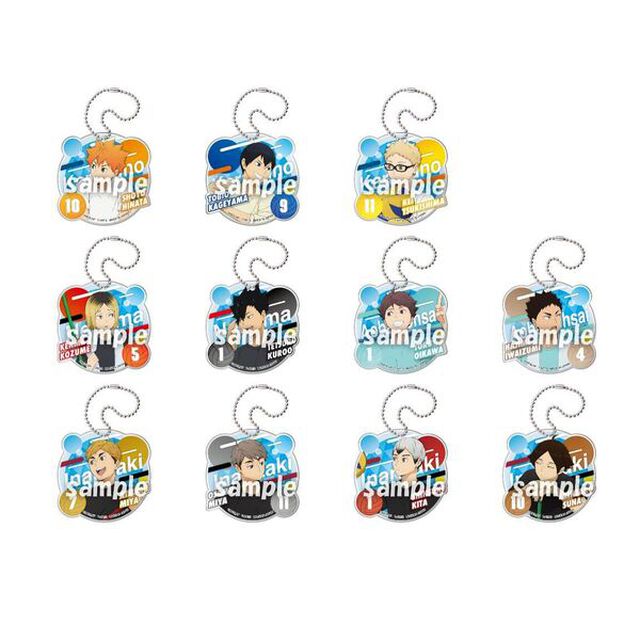ハイキュー!!掃除 デコレートアクリルキーホルダー【単品】