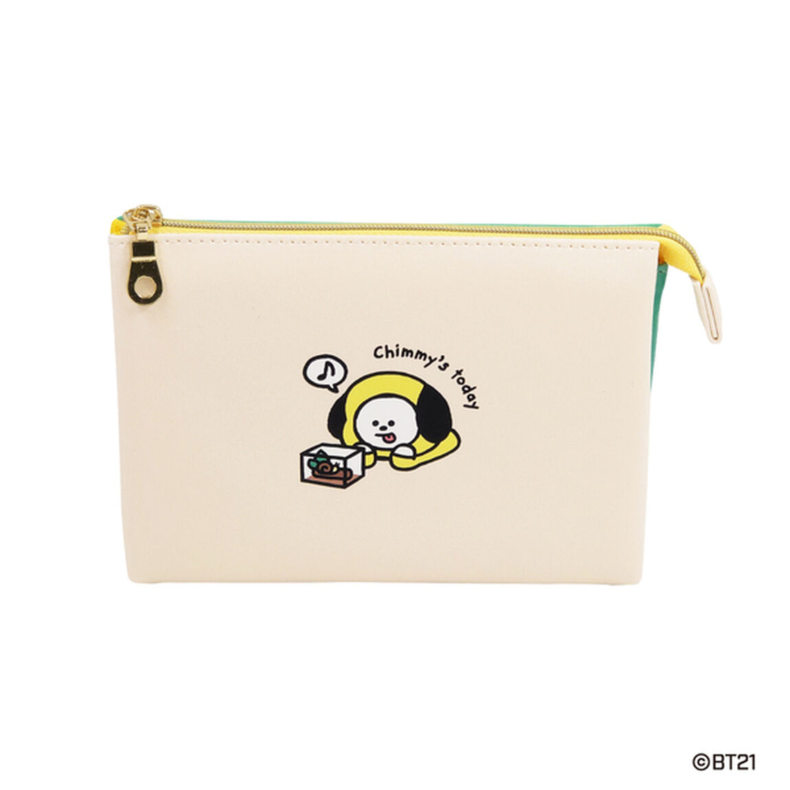 ３ポケットポーチ　ＣＨＩＭＭＹ　Home All Day　BT21