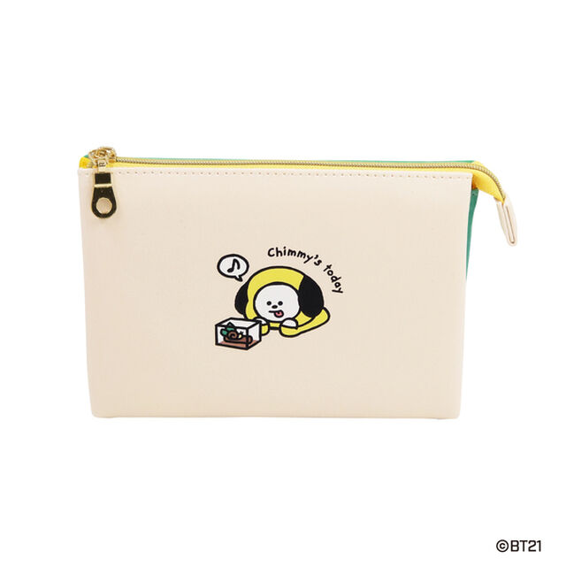 ３ポケットポーチ　ＣＨＩＭＭＹ　Home All Day　BT21