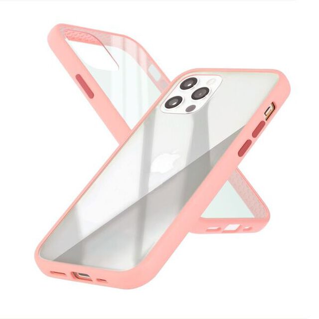 Anti-shock SlimCasefor iPhone 12 Pro / iPhone 12/フラミンゴPI