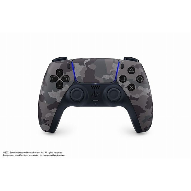 PS5　DualSense ワイヤレスコントローラー グレー カモフラージュ