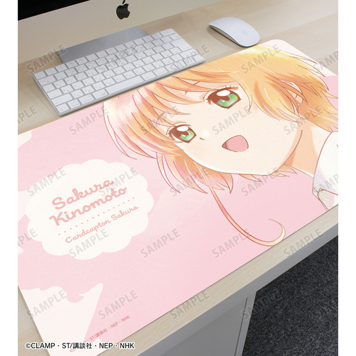 カードキャプターさくら クリアカード編 木之本 桜 Ani-Art aqua label マルチデスクマット ver.A（2026年5月中旬以降発売予定）