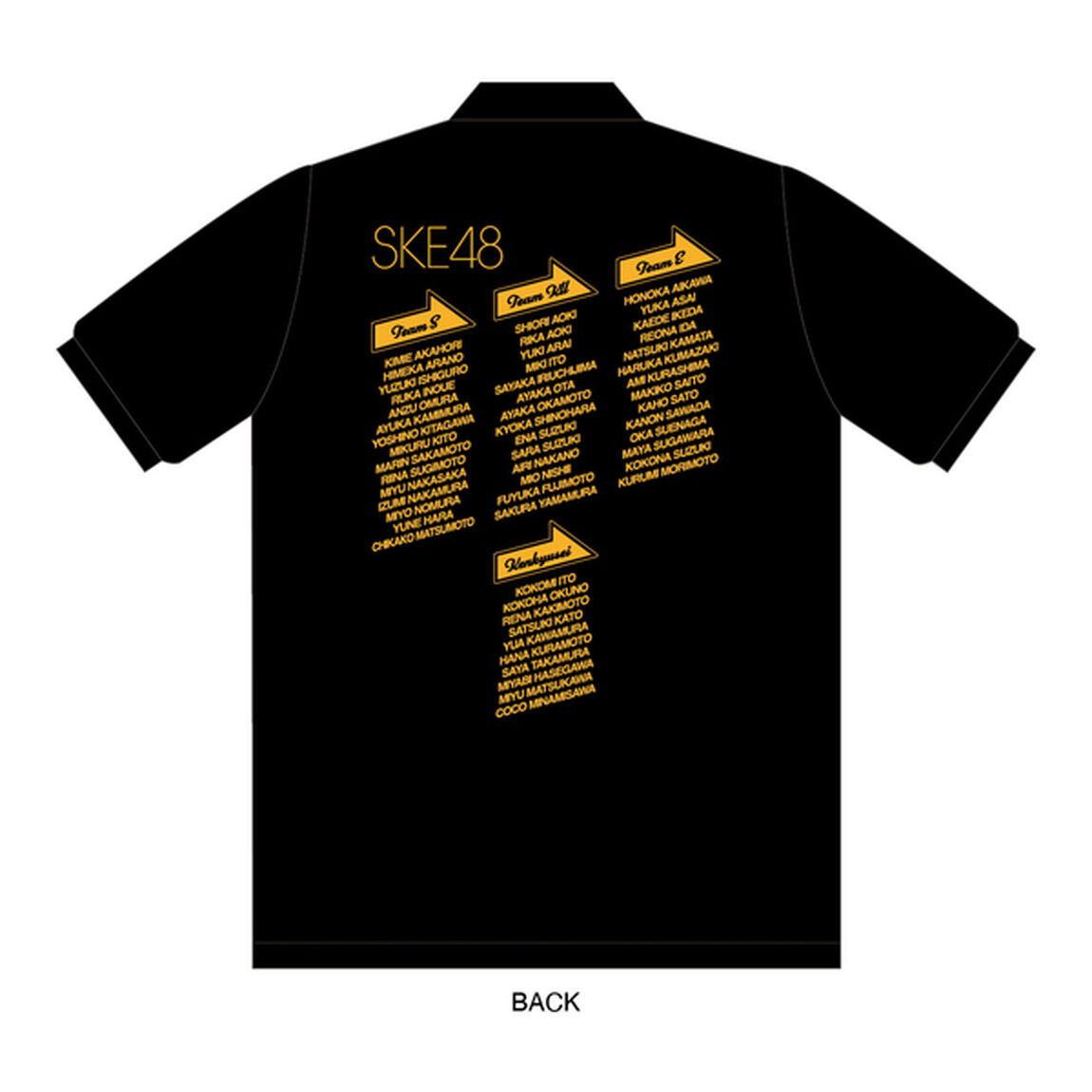 【SKE48】SKE48 16th Anniversary Festival 2024 ポロシャツ（BLACK-XL）