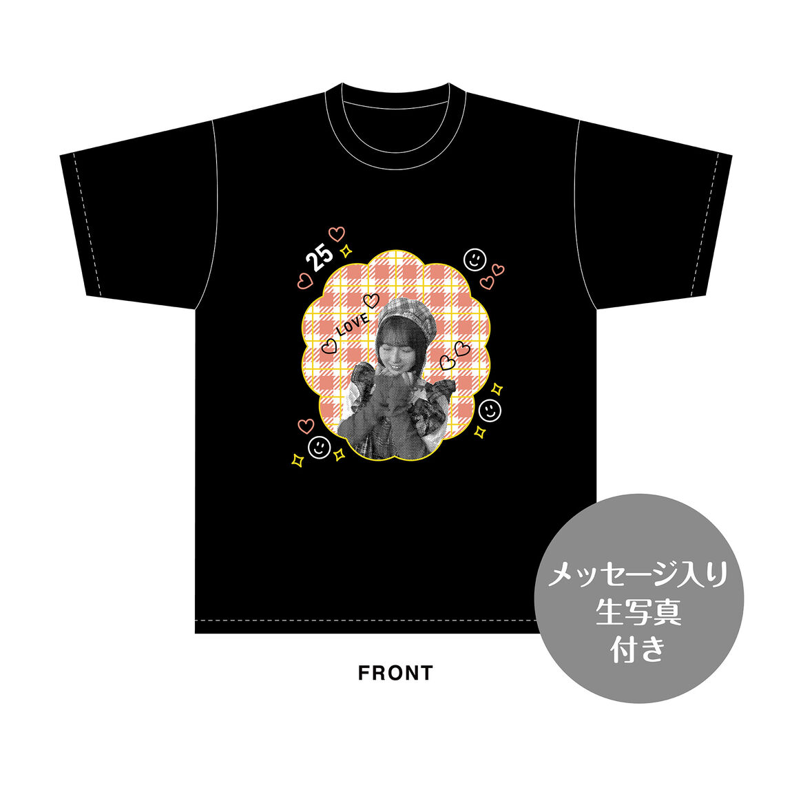 【SKE48】原優寧　生誕記念Tシャツ(XL)＆メッセージ入り生写真（2026年11月度）