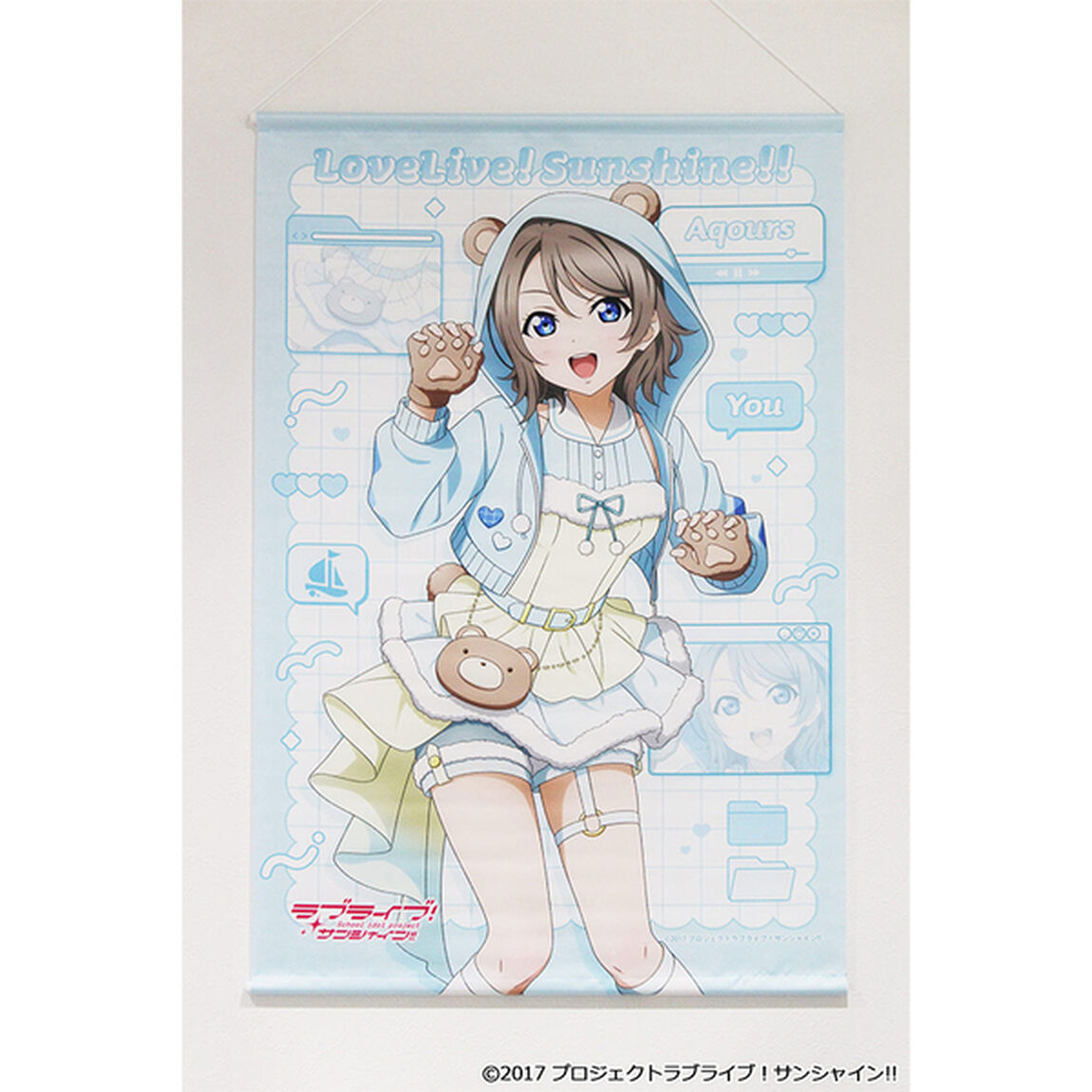 ラブライブ！サンシャイン!! 描き下ろし B2タペストリー【渡辺 曜】アニマル衣装（2026年5月以降発売予定）