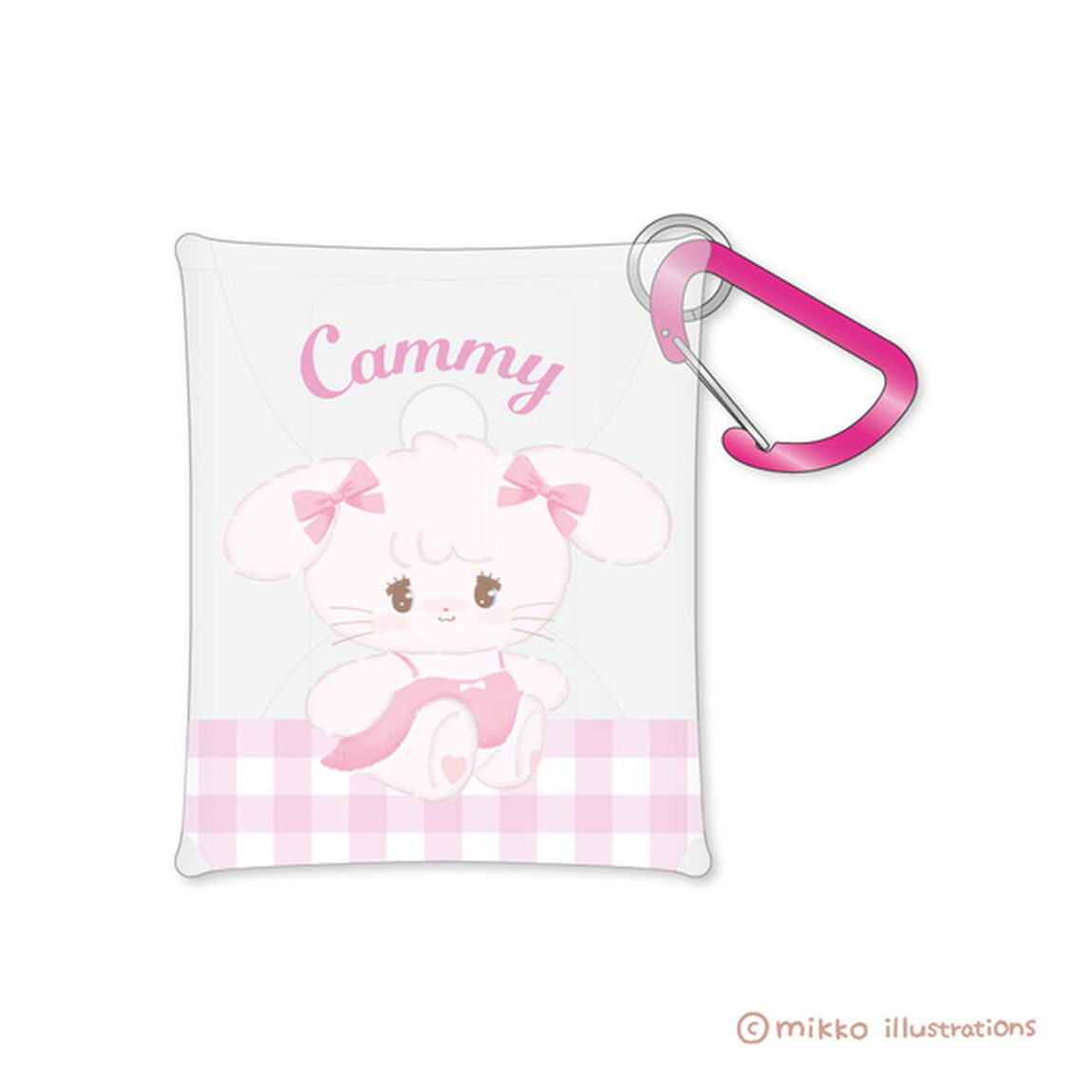 クリアマルチケースＳＳ　キャミー　mikko illustrations