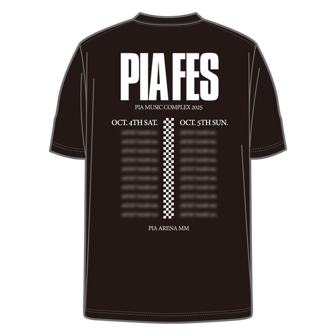 PIA FES 2025 ブルドッグTシャツ 黒 S