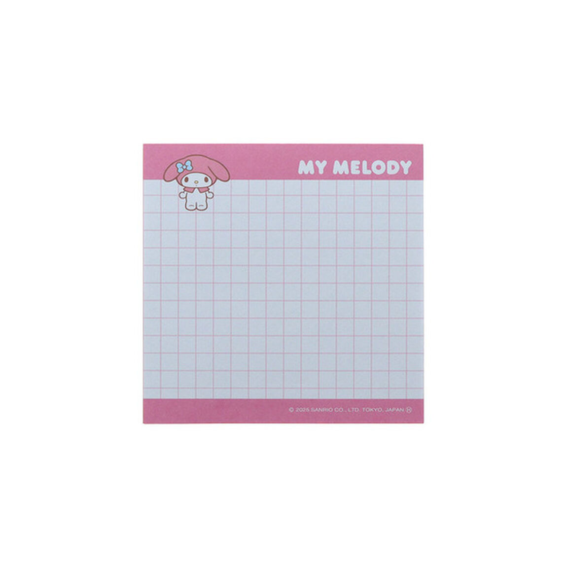 もこもこクリップ付メモ　Petit Collection Sanrio Characters　マイメロディ（2025年10月以降発売予定）