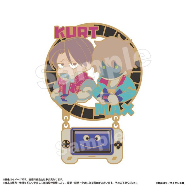 コレクションピンバッジ　カート＆マックス　銀河特急 ミルキー☆サブウェイ（2026年11月上旬以降発売予定）