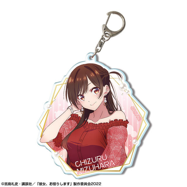 彼女、お借りします ビッグアクリルキーホルダー デザイン01(水原千鶴)