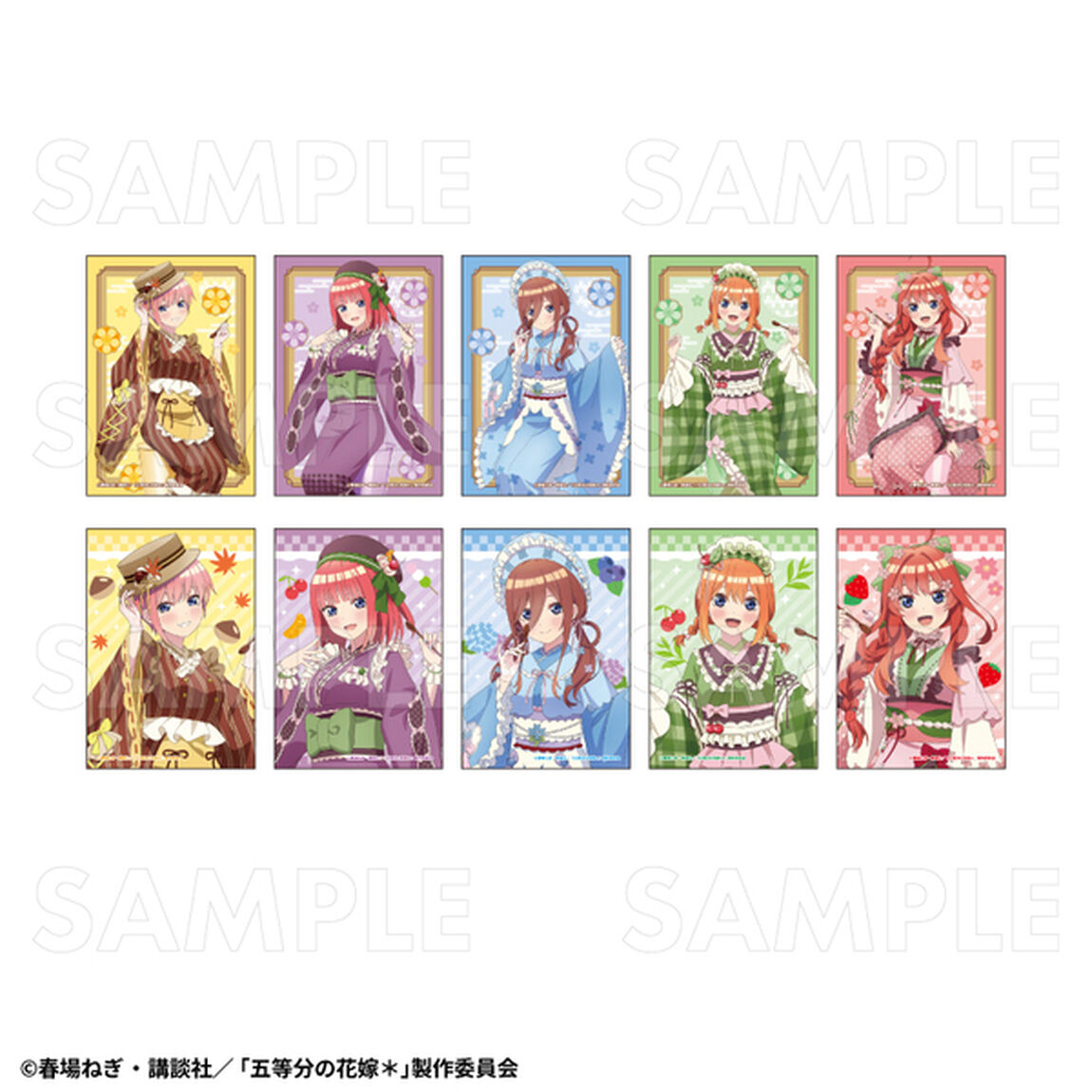 五等分の花嫁＊和パフェドレスver. トレーディングブロマイド【単品】