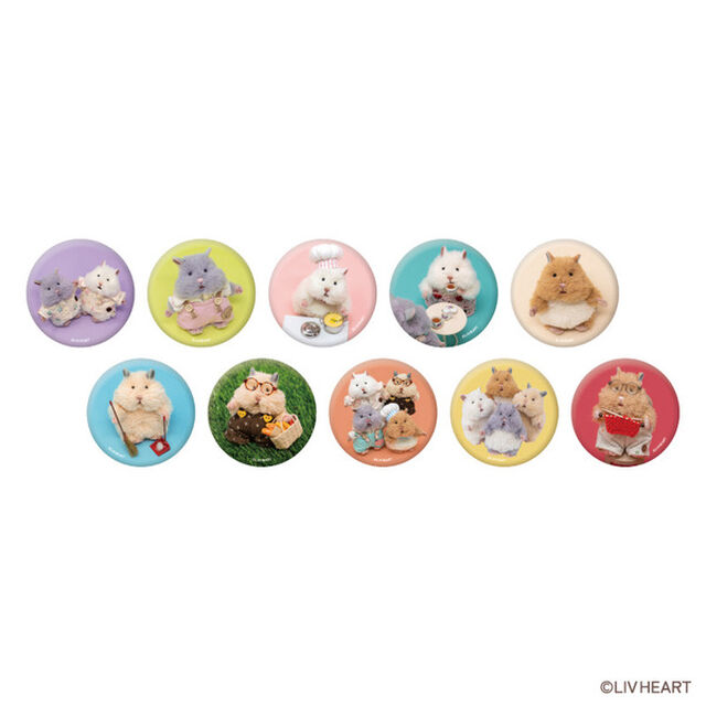 シークレットコレクション缶バッジ はむにぎり【BOX】（2026年8月上旬以降発売予定）