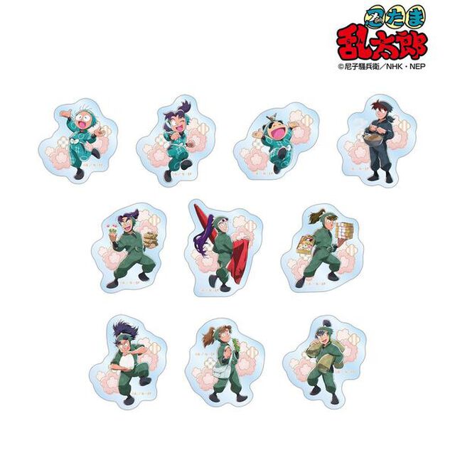 忍たま乱太郎　描き下ろし 楽しいお花見の段ver. トレーディングクリアダイカットステッカー ver.B【BOX】（2026年8月以降発売予定）