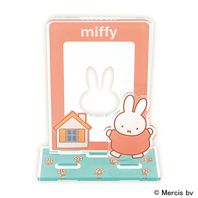 &ldquo;チェキ&rdquo;収納アクリルスタンド　miffy