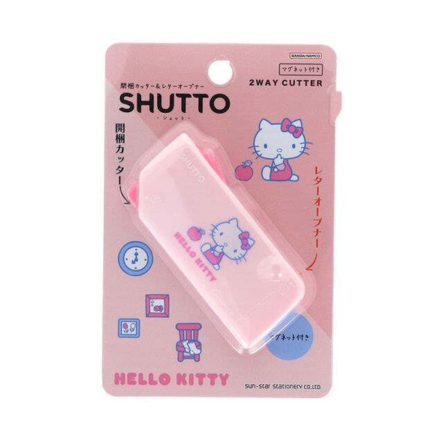 開梱カッター＆レターオープナーＳＨＵＴＴＯ　Petit Collection Sanrio Characters　ハローキティ（2025年10月以降発売予定）